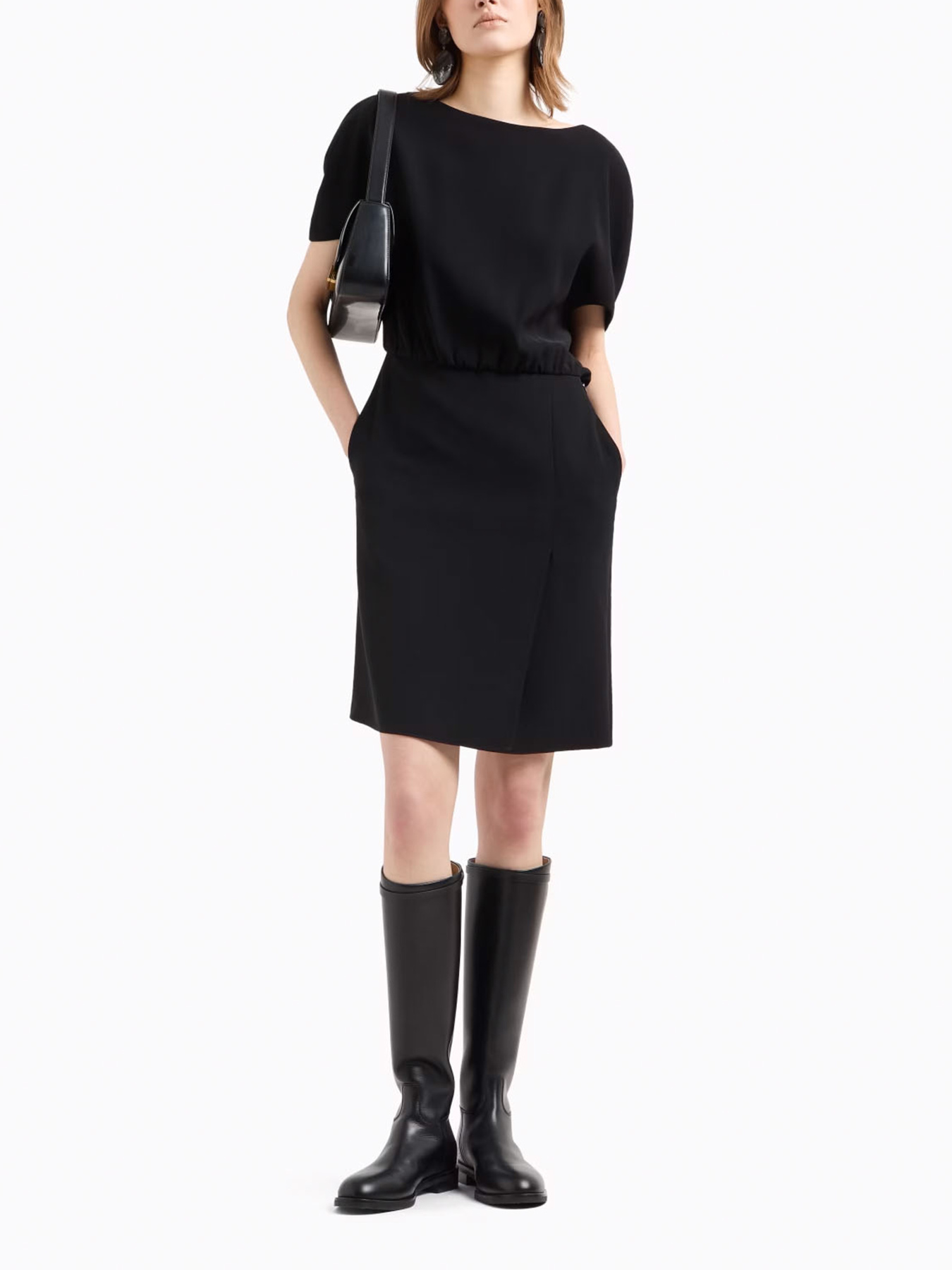 Платье мини Emporio Armani модель EW000827-AF10206-UC001 Фото