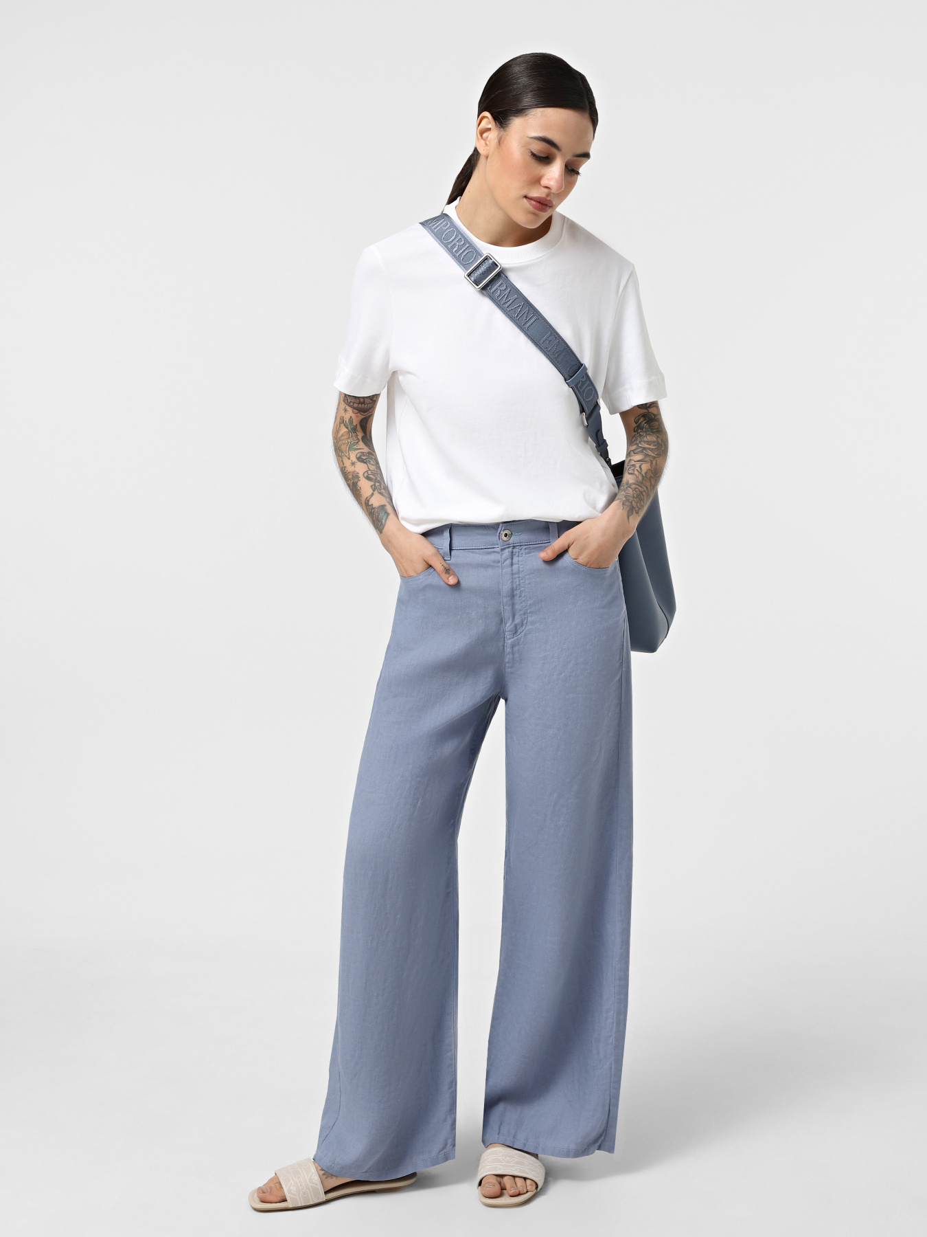 Штани повсякденні Emporio Armani модель EW000019-AF12679-U9324 Фото