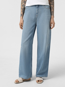 Широкие джинсы Emporio Armani модель EW000730-AF12675-MB003 Фото