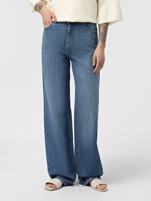 Широкие джинсы Emporio Armani модель EW001119-AF12676-MB002 Фото