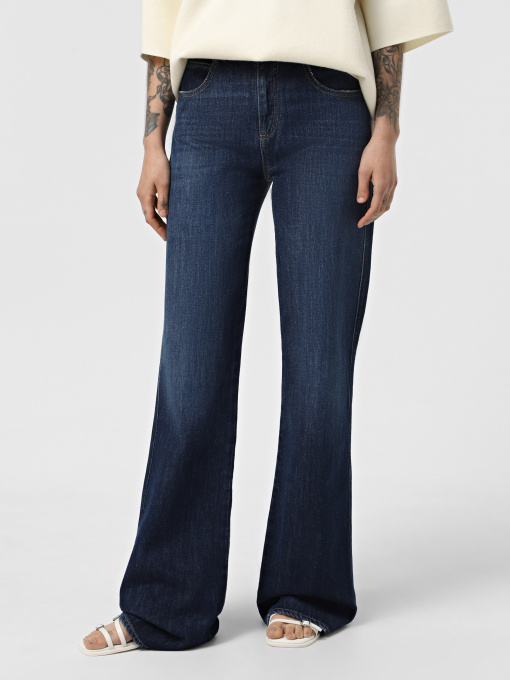 Широкі джинси Emporio Armani Модель EW001504-AF12676-MB001 Фото