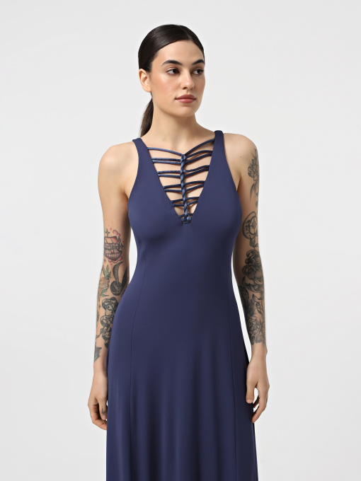 Платье макси Emporio Armani модель EW001633-AF14054-UB084 Фото