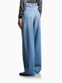 Широкі джинси Emporio Armani модель EW000737-AF12675-MB003 Фото