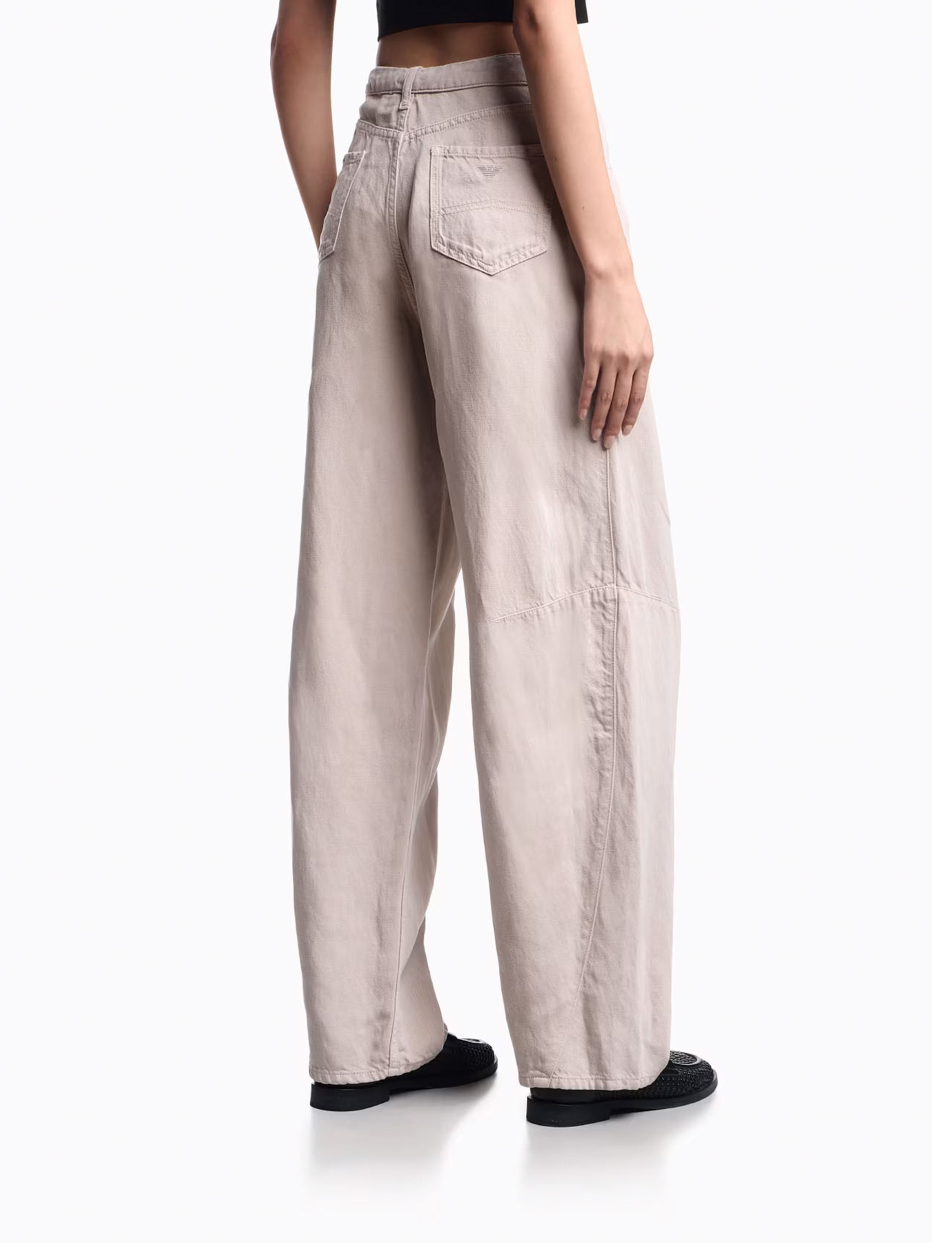 Широкі джинси Emporio Armani модель EW000758-AF12439-U8020 Фото