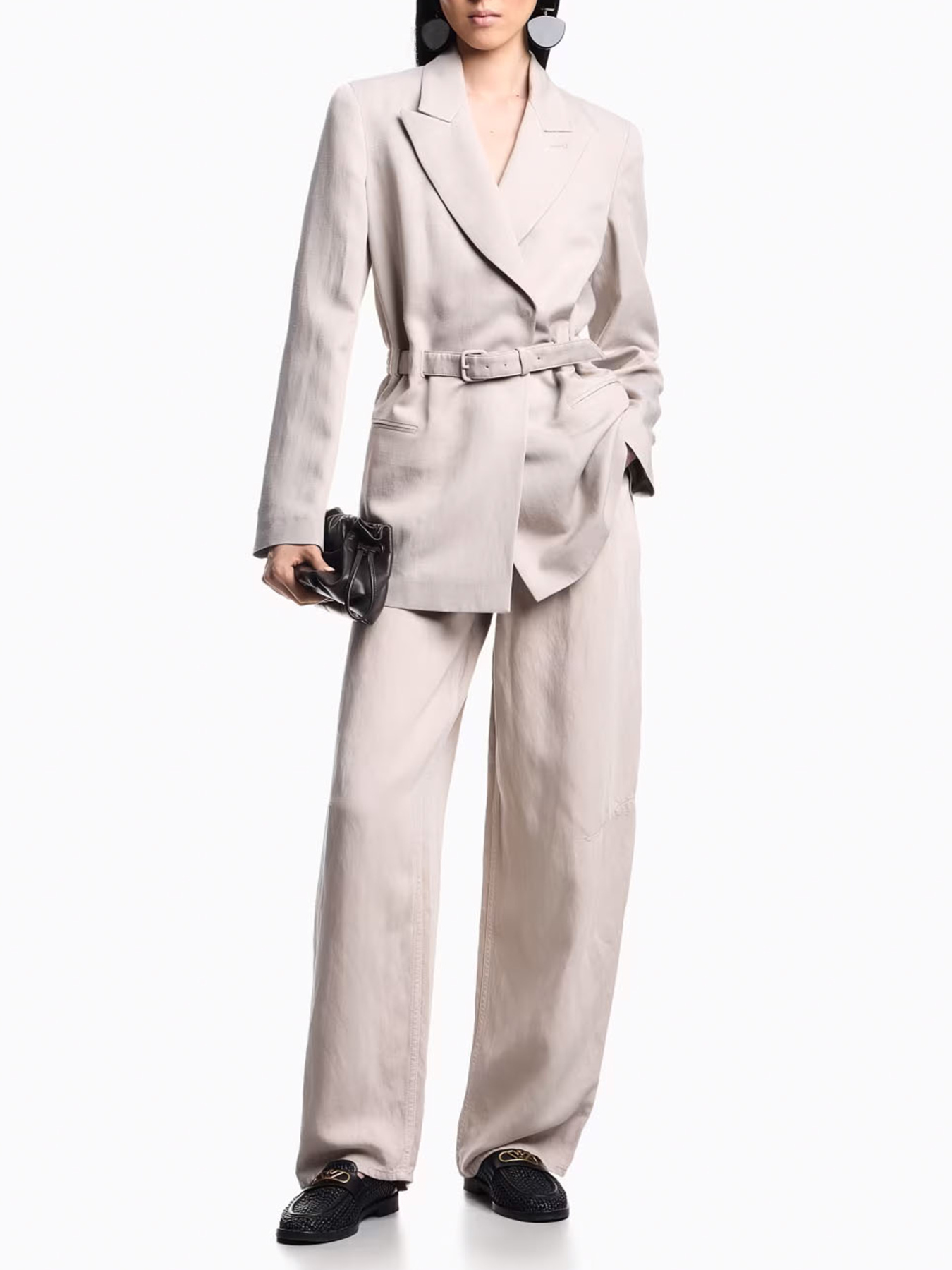 Широкі джинси Emporio Armani модель EW000758-AF12439-U8020 Фото