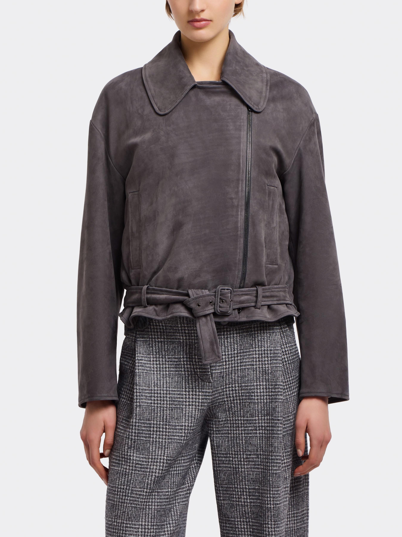 Куртка кожаная Emporio Armani модель EW002158-AF18877-U8082 Фото