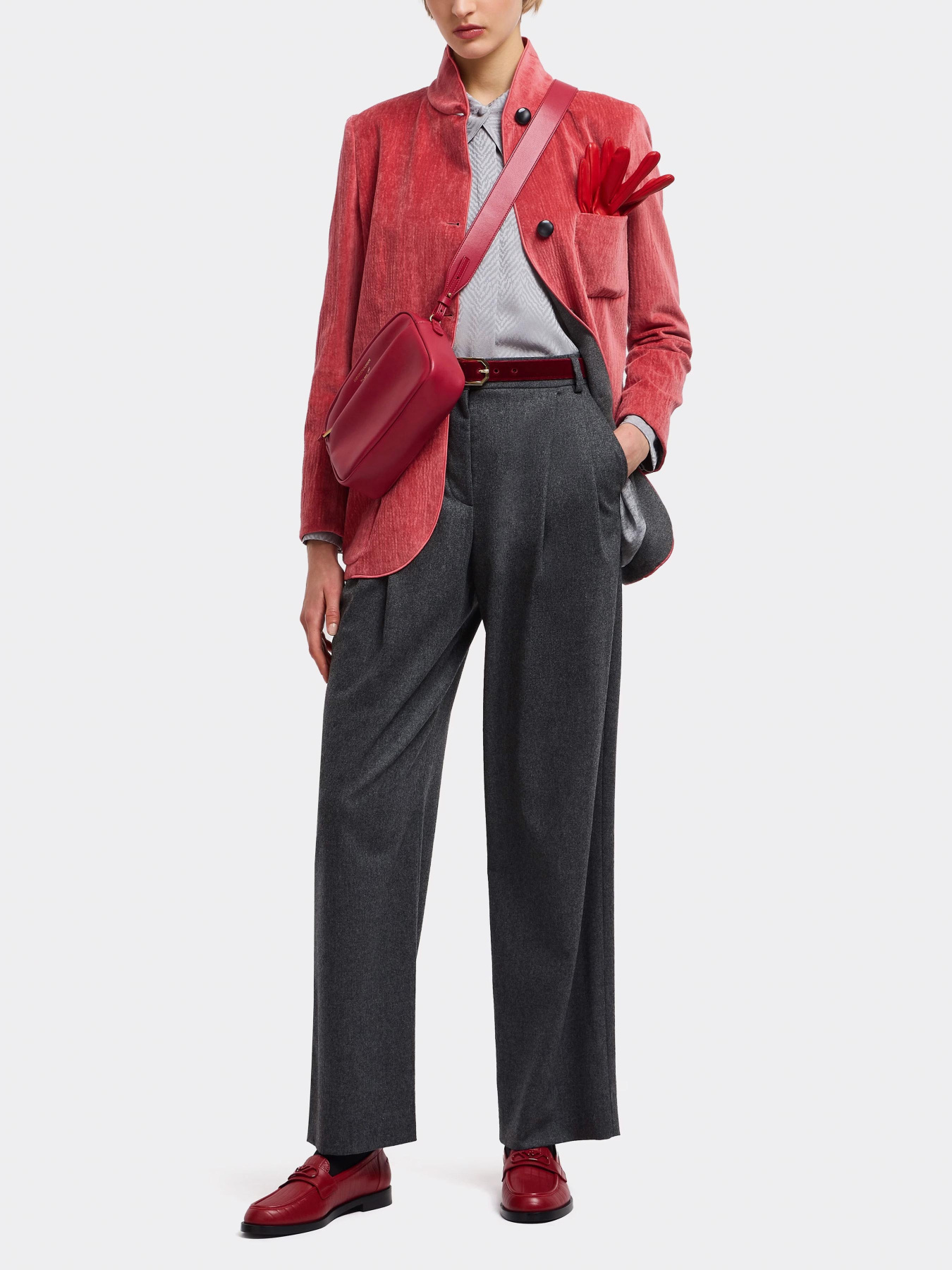 Классические штаны Emporio Armani модель EW002215-TE10537-O8004 Классические штаны Emporio Armani модель EW002215-TE10537-O8004 Фото