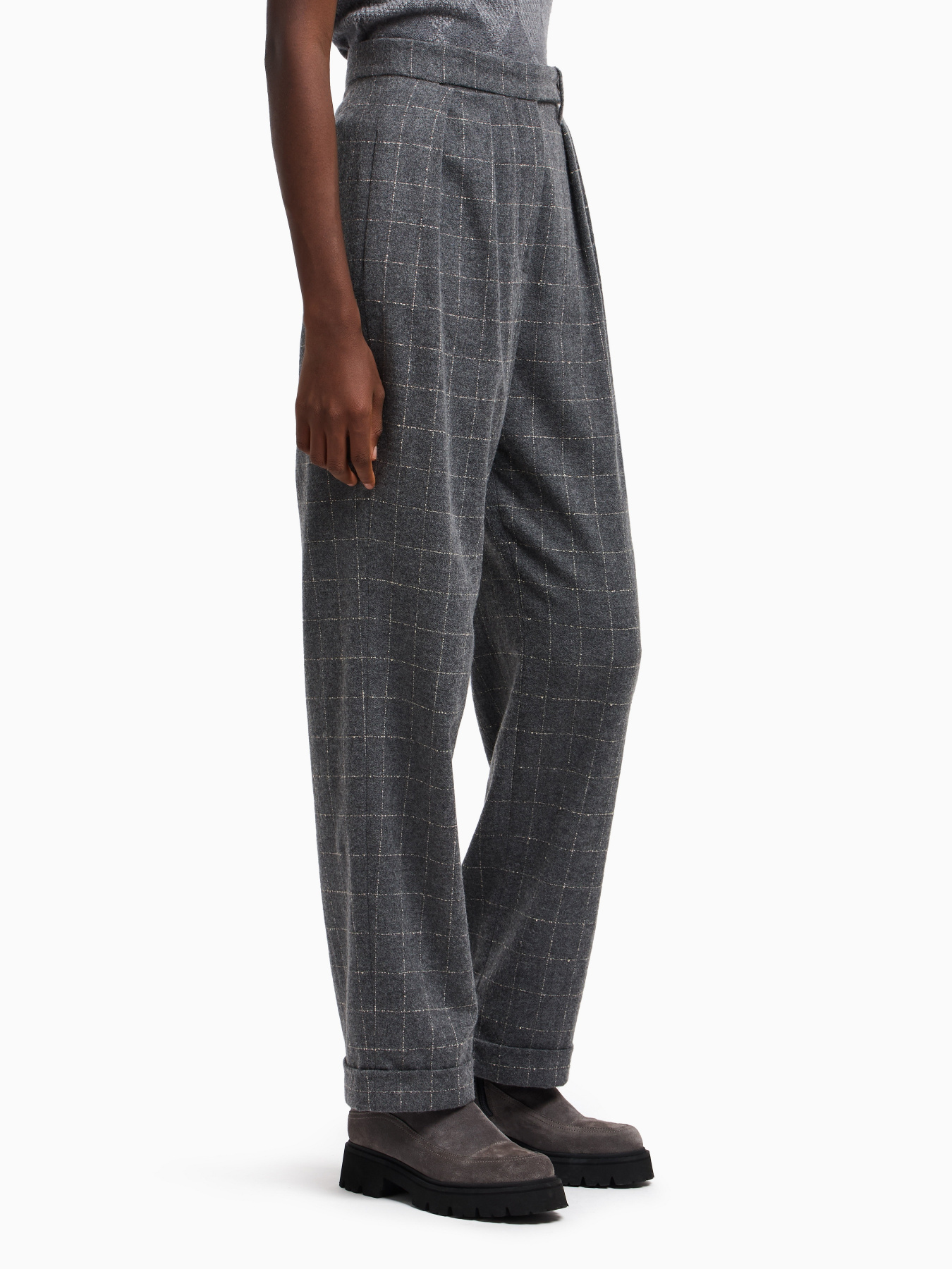 Классические штаны Emporio Armani модель EW002220-TE15833-F8146 Классические штаны Emporio Armani модель EW002220-TE15833-F8146 Фото