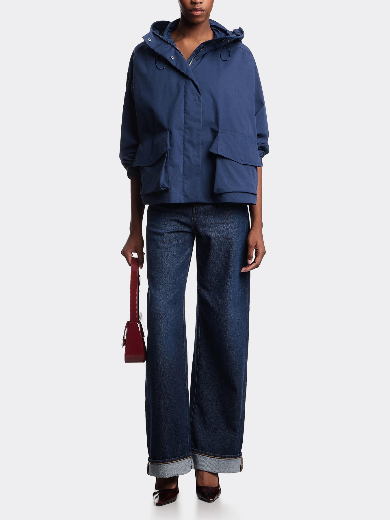 Прямые джинсы Emporio Armani модель EW000737-AF17033-MB001 Фото