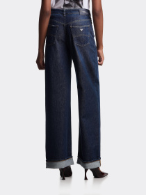 Прямые джинсы Emporio Armani модель EW000737-AF17033-MB001 Фото