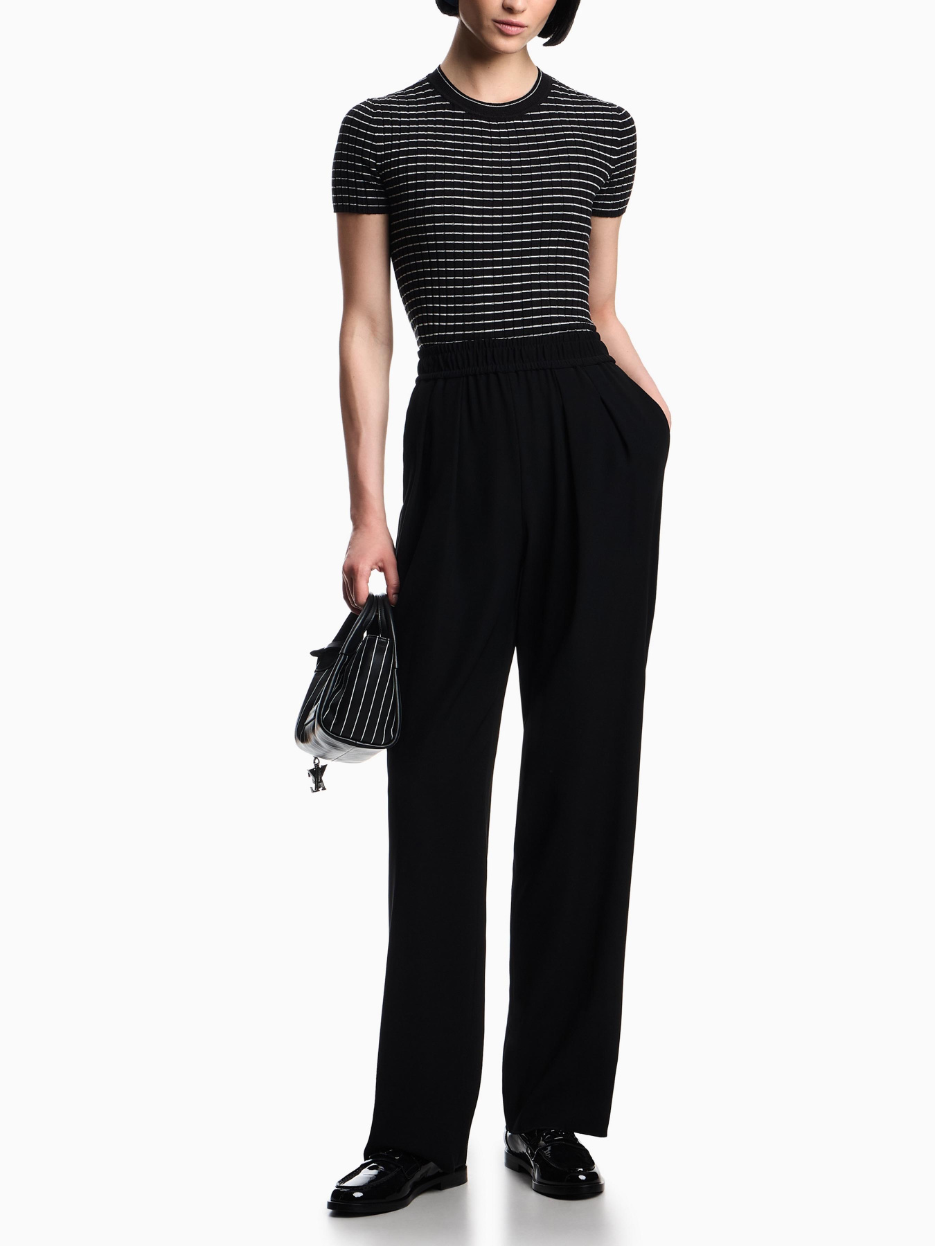 Брюки повседневные Emporio Armani модель EW001509-AF10206-UC001 Фото