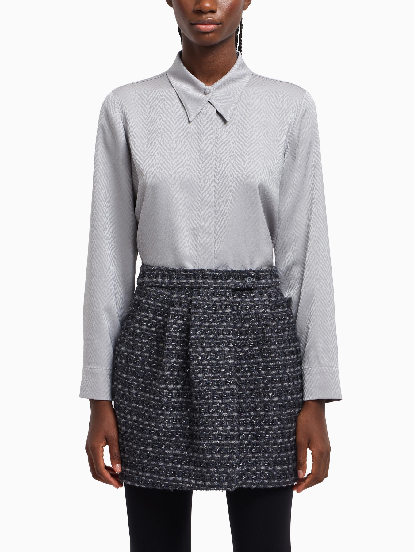 Рубашка повседневная Emporio Armani модель EW001715-AF19327-U8045 Рубашка повседневная Emporio Armani модель EW001715-AF19327-U8045 Фото