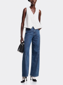 Прямые джинсы Emporio Armani модель EW002194-AF17262-MB001 Фото