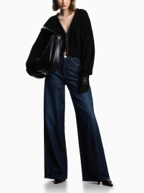 Прямые джинсы Emporio Armani модель EW002351-AF17033-MB001 Фото