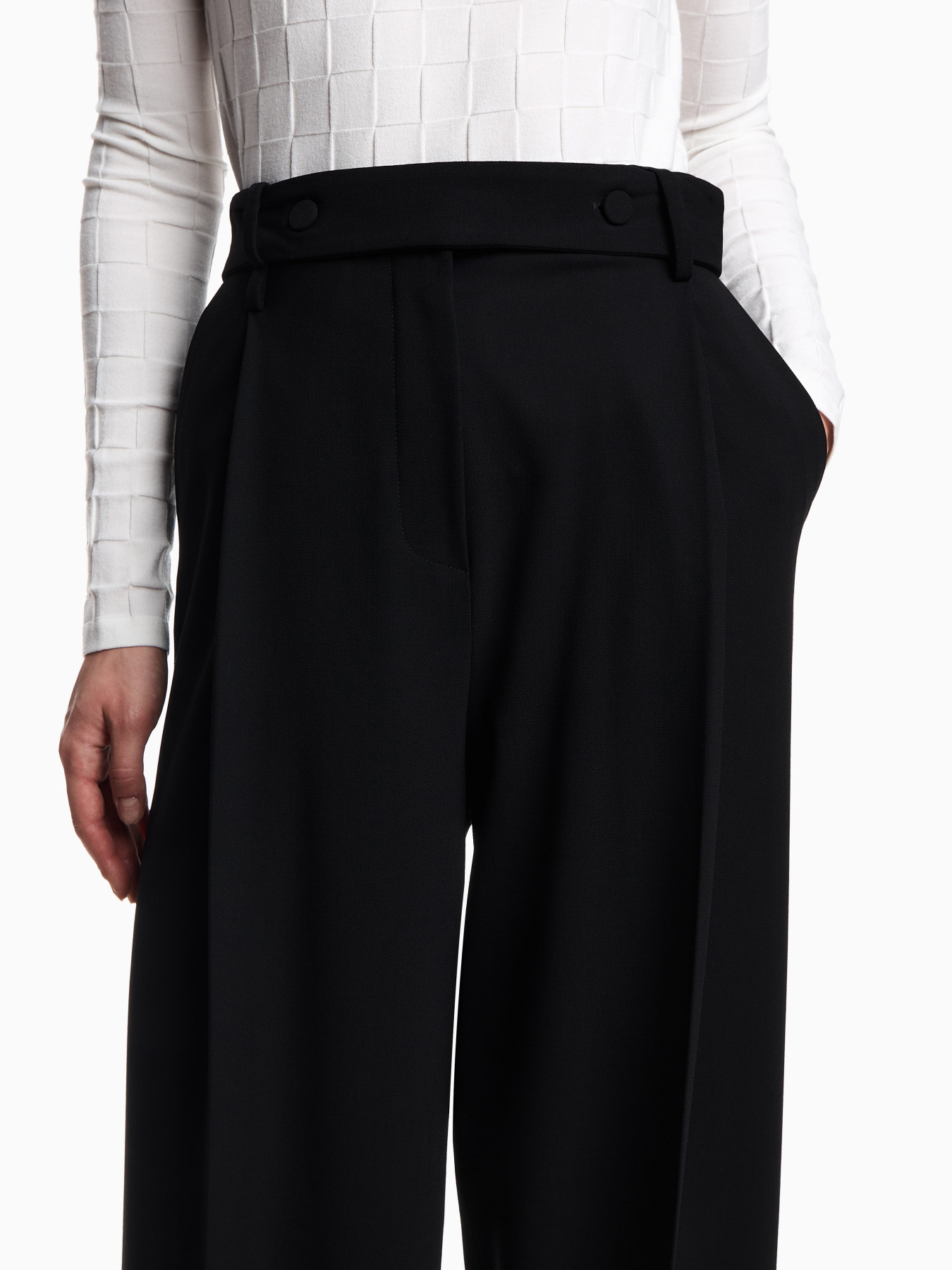 Брюки классические Emporio Armani модель EW002616-TE10405-UC001 Фото