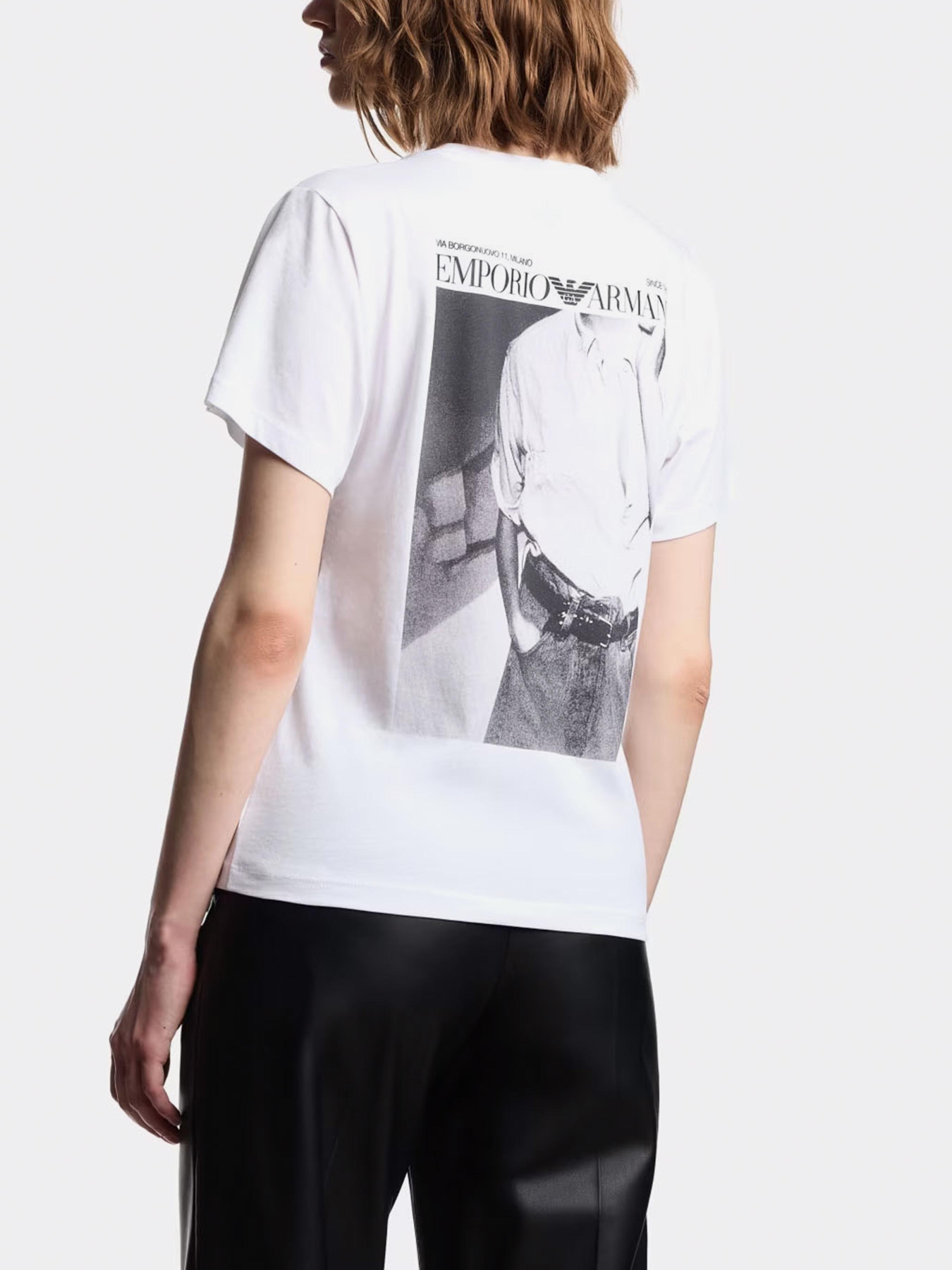 Футболка Emporio Armani модель EW002837-AF12597-U0002 Фото