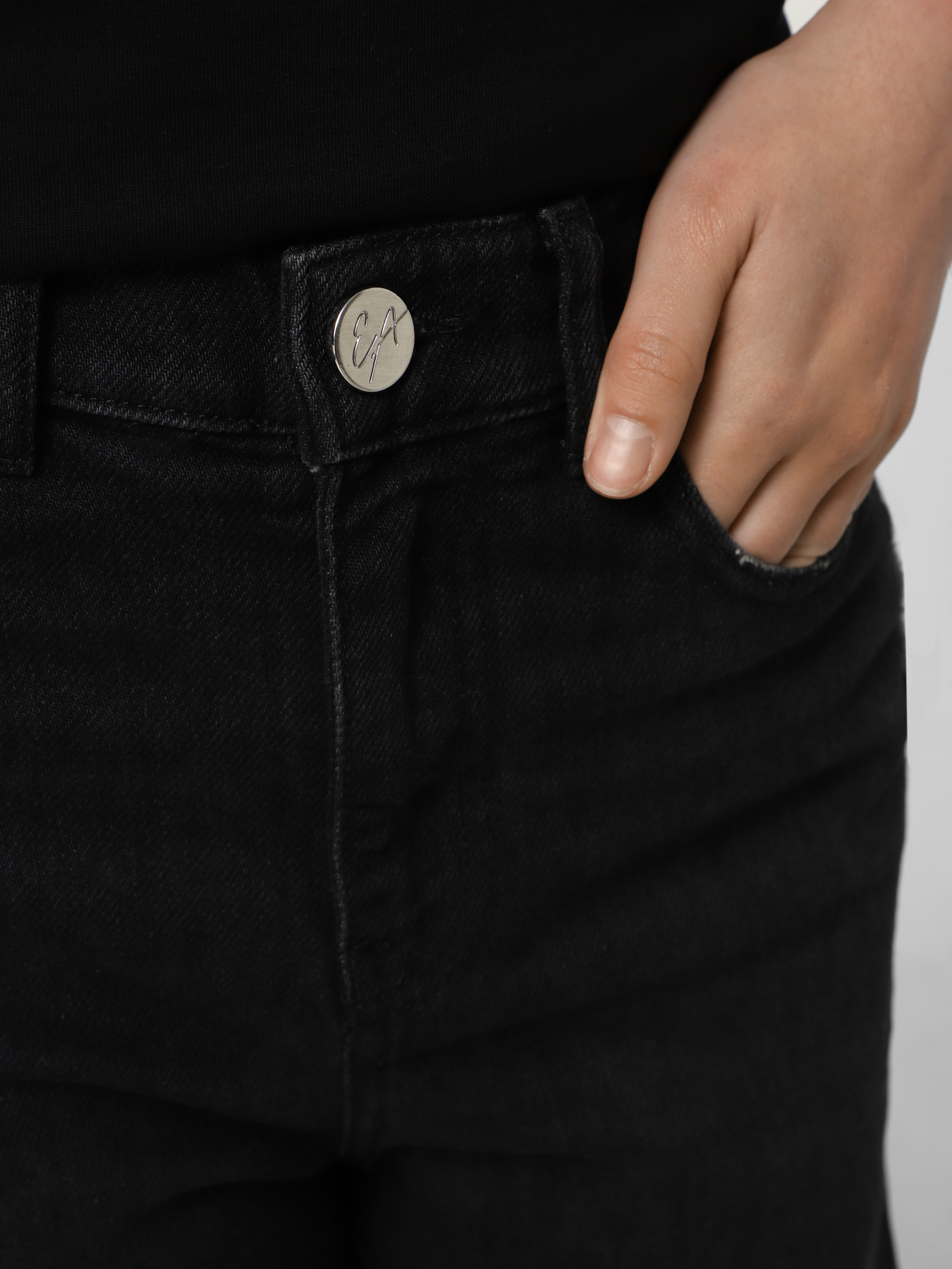 Прямые джинсы Emporio Armani модель EW000737-AF17033-MC002 Фото