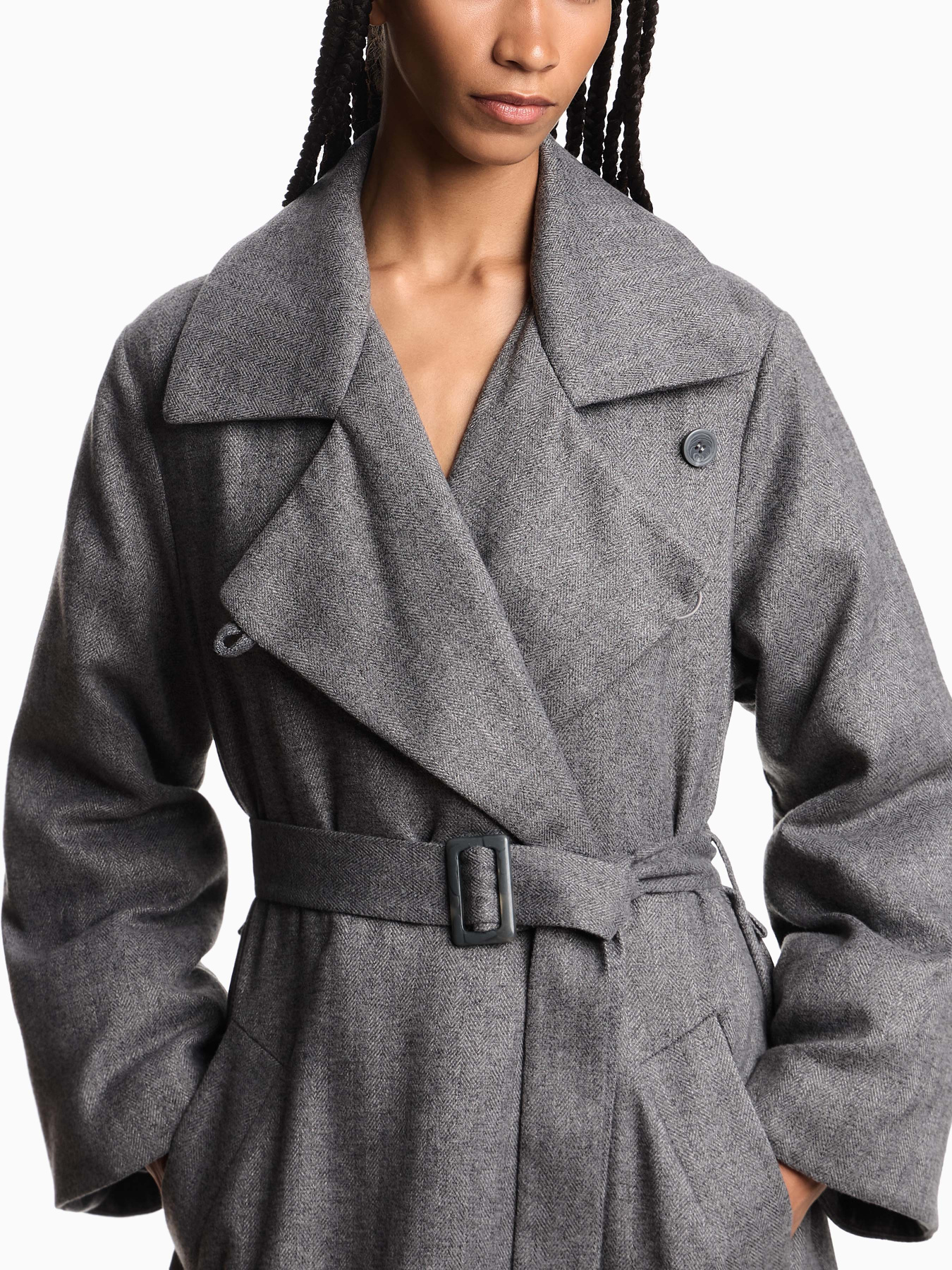 Пальто Emporio Armani модель EW001396-AF14355-O8004 Пальто Emporio Armani модель EW001396-AF14355-O8004 Фото