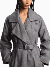 Пальто Emporio Armani модель EW001396-AF14355-O8004 Пальто Emporio Armani модель EW001396-AF14355-O8004 Фото