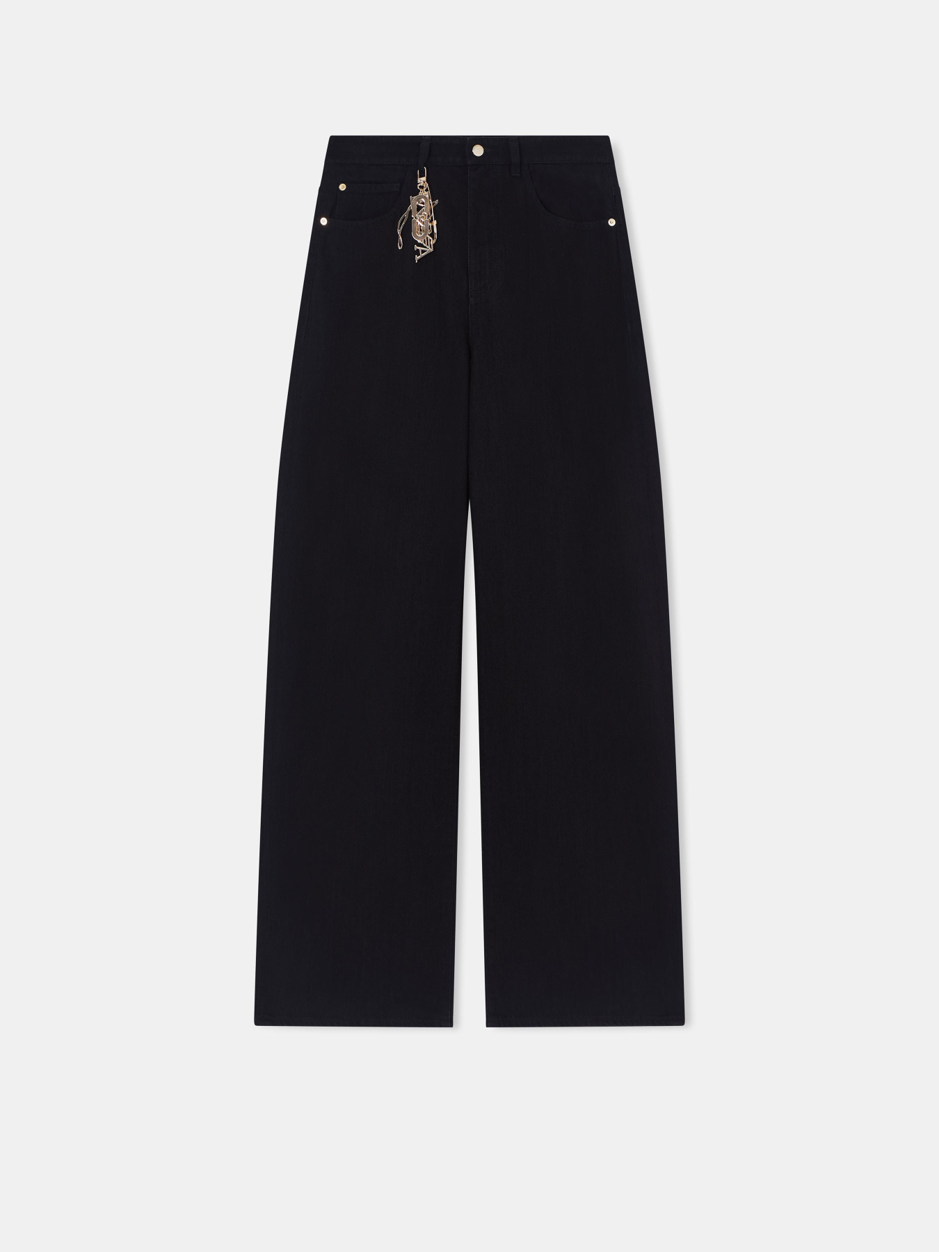 Широкие джинсы Emporio Armani модель EW000737-AF21094-MC002 Фото