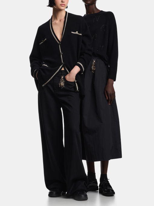 Широкі джинси Emporio Armani модель EW000737-AF21094-MC002 Фото