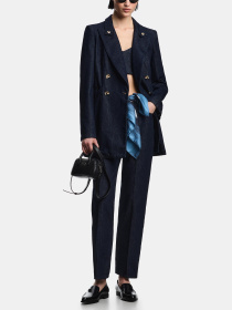 Прямые джинсы Emporio Armani модель EW003498-AF21088-MB001 Фото