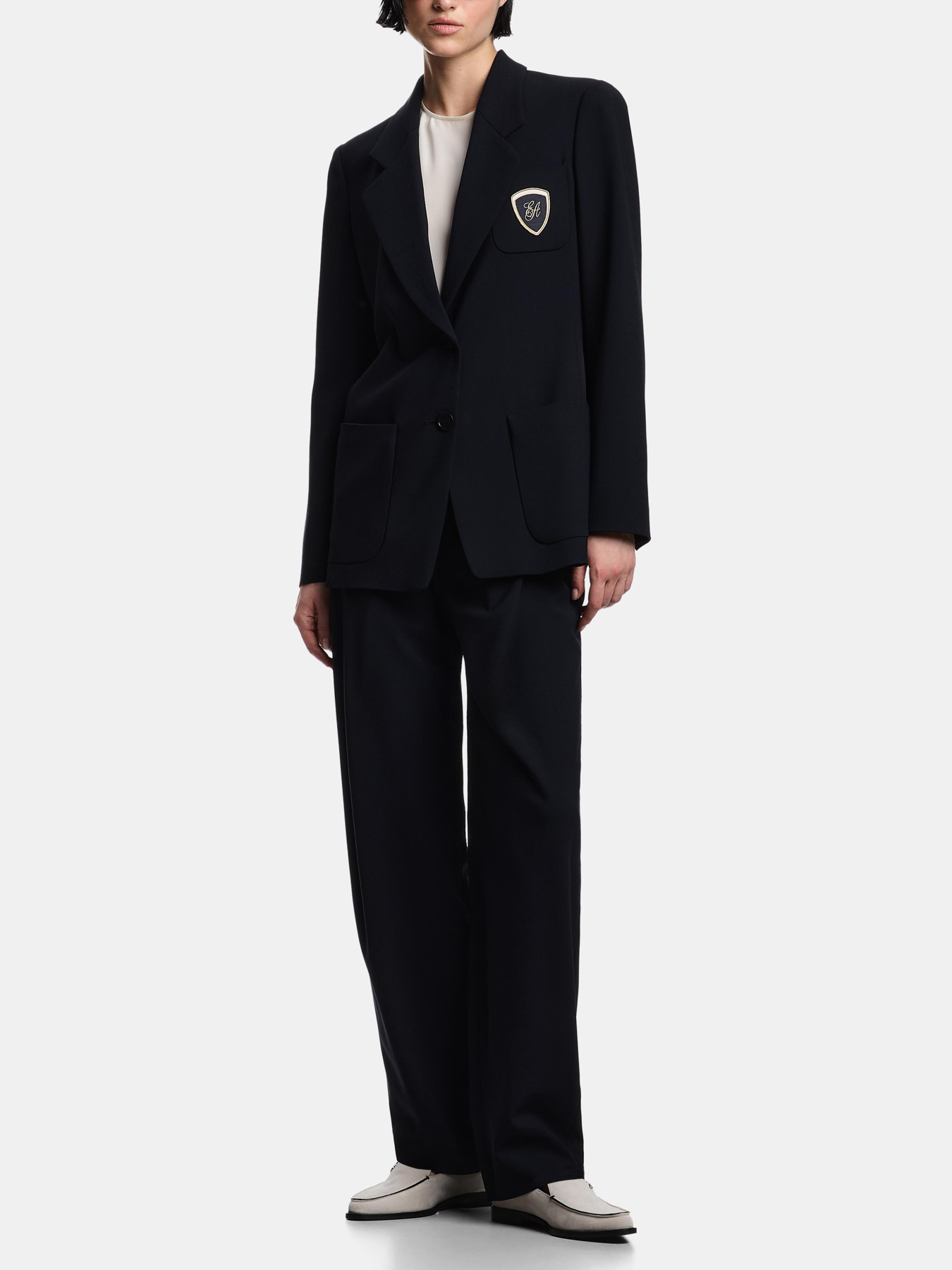 Классические штаны Emporio Armani модель EW003755-TE17707-UB109 Фото