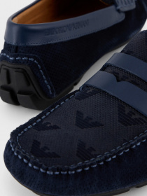 Мокасины Emporio Armani модель X4B146-XN784-M785 Фото