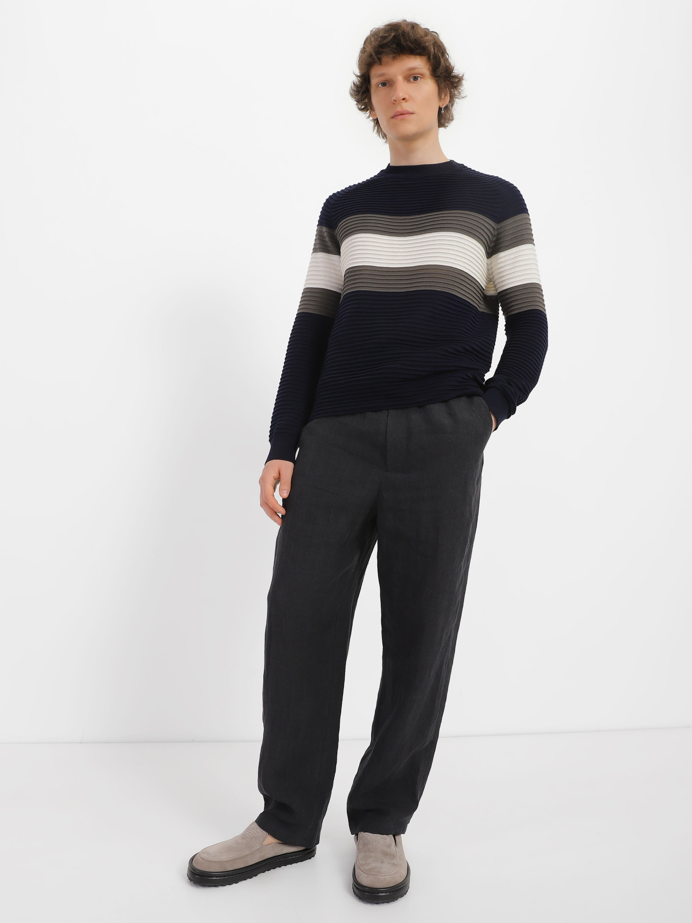 Мокасини Emporio Armani модель X4J109-XF633-00036 Фото