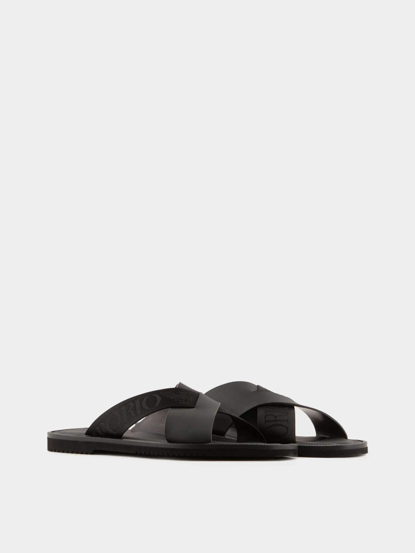 Шльопанці Emporio Armani модель X4P124-XN787-K001 Фото