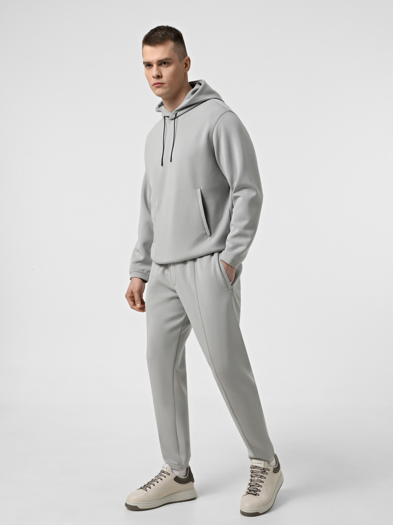 Кеды низкие Emporio Armani модель X4X264-XN001-T435 Фото