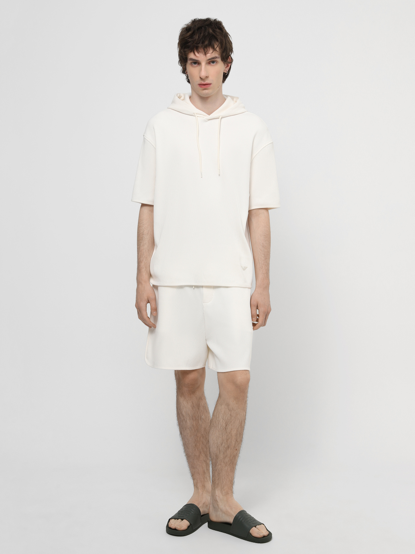 Шлепанцы Emporio Armani модель XVPS08-XN747-S132 Фото