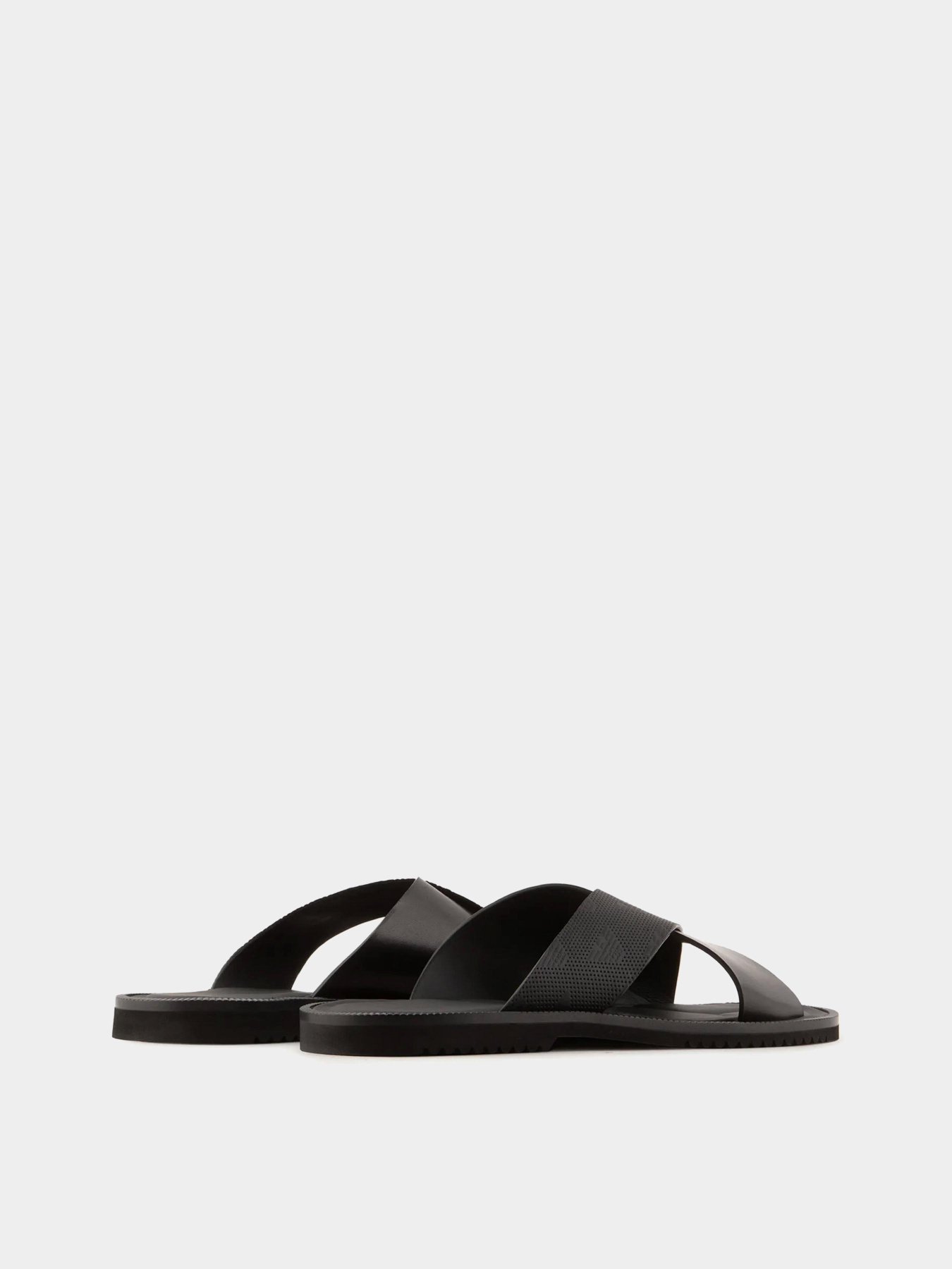 Шльопанці Emporio Armani модель X4P125-XN789-K001 Фото