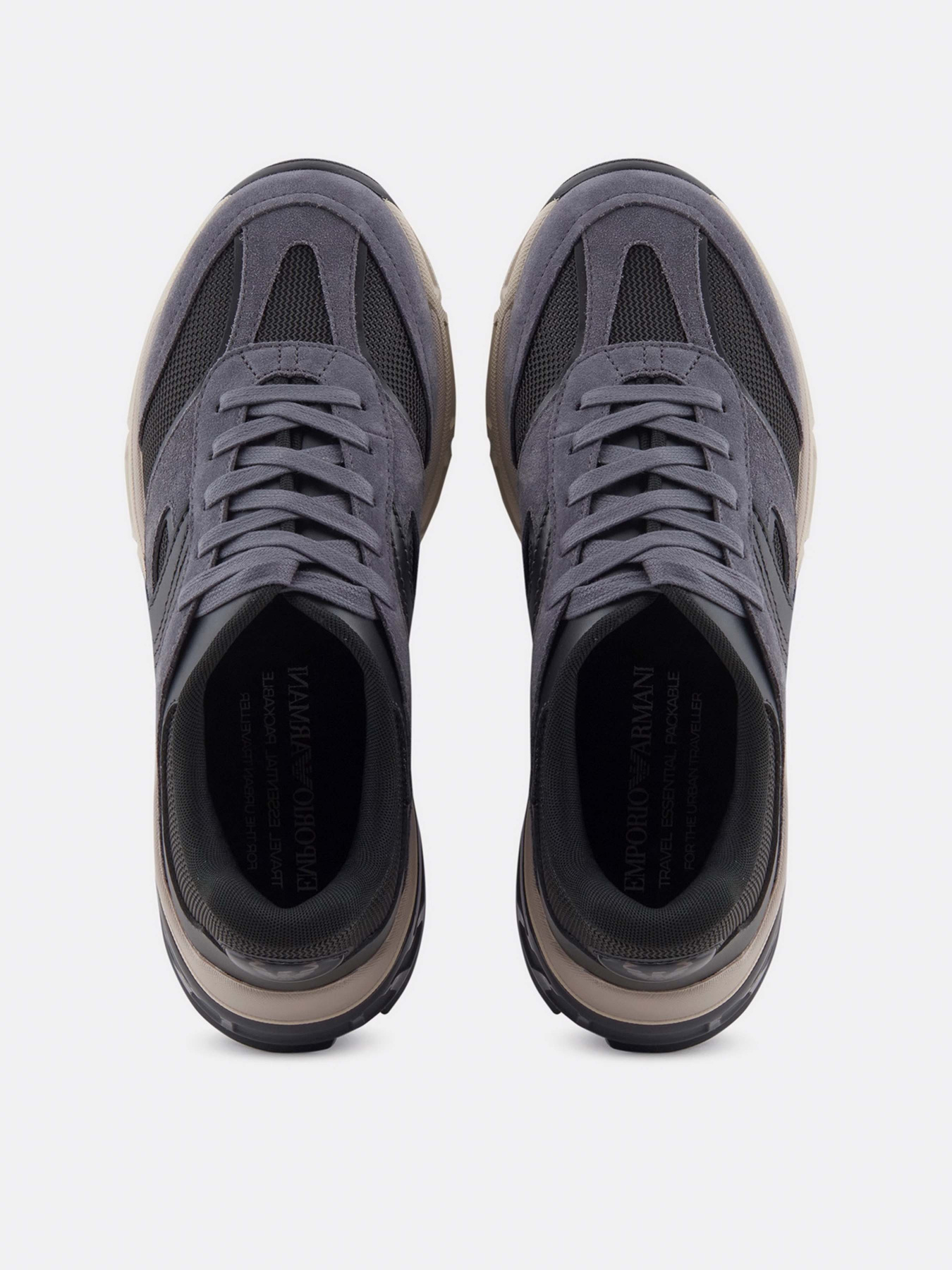 Кроссовки повседневные Emporio Armani Travel Essentials модель EM000262-AF10838-M8045 Фото