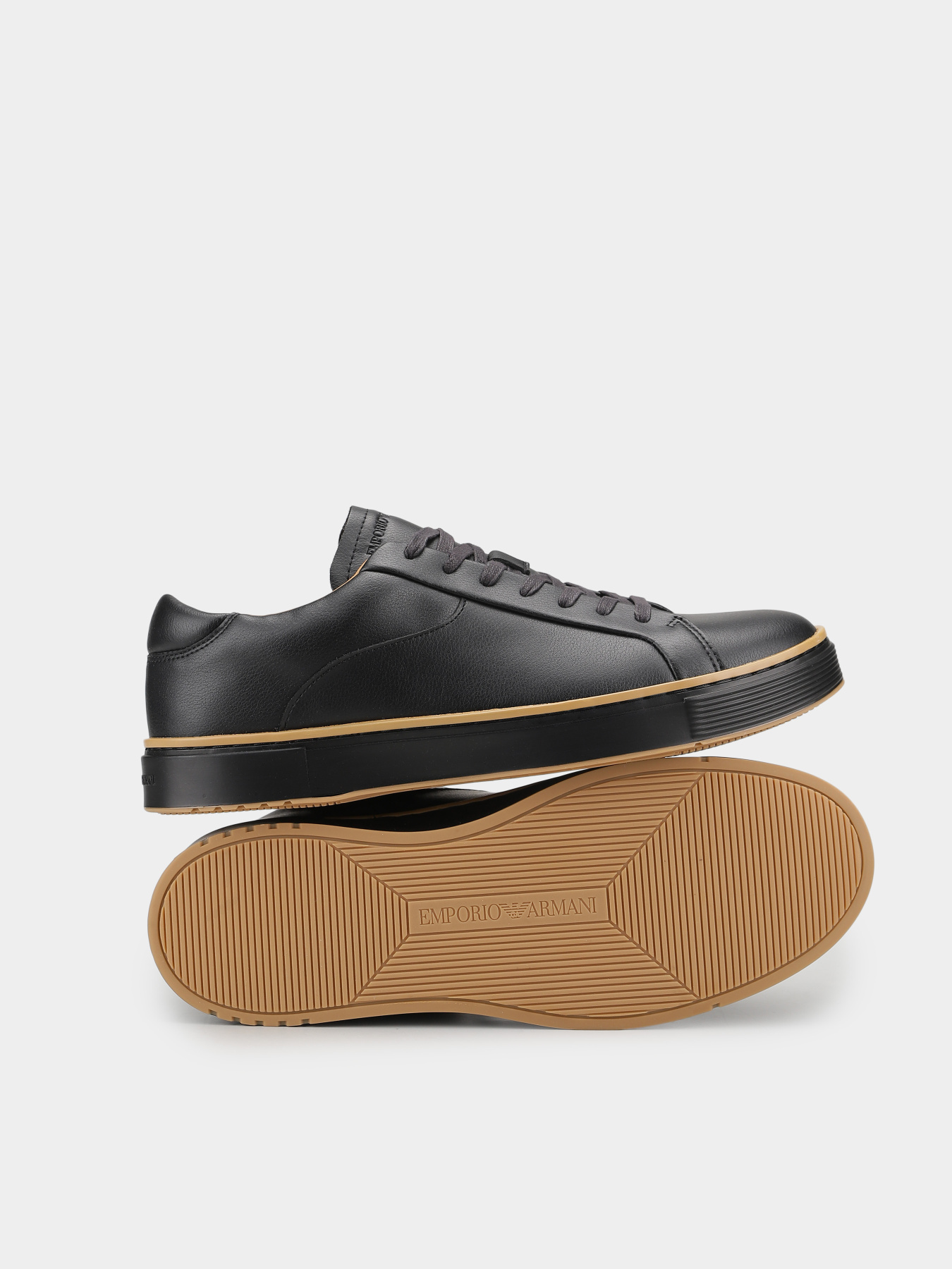 Кеды низкие Emporio Armani модель EM003081-AF18228-UC001 Фото