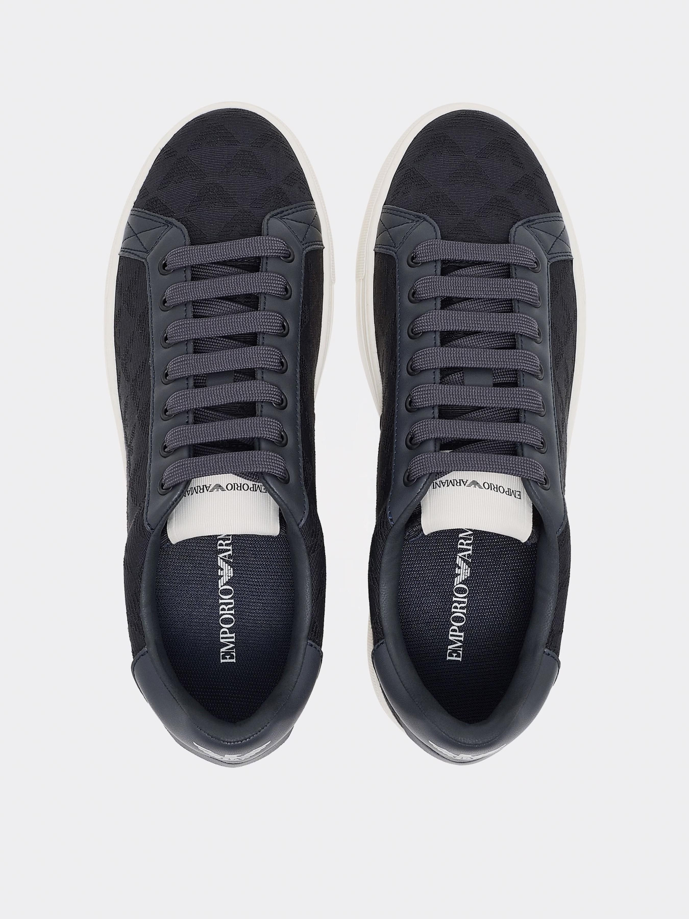 Кеды низкие Emporio Armani модель EM003843-AF20003-MB007 Фото