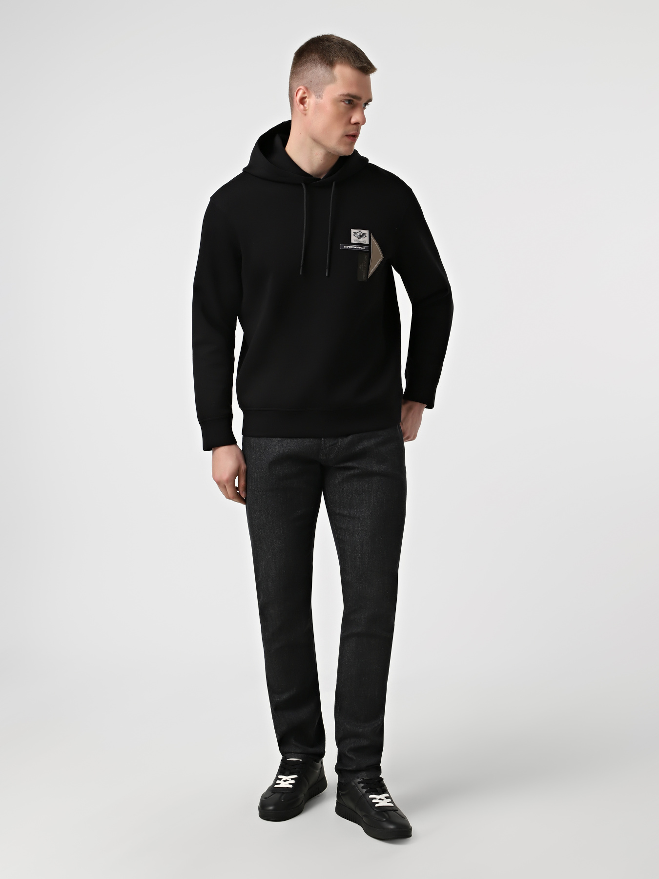 Кеды низкие Emporio Armani модель EM003664-AF10848-UC001 Фото