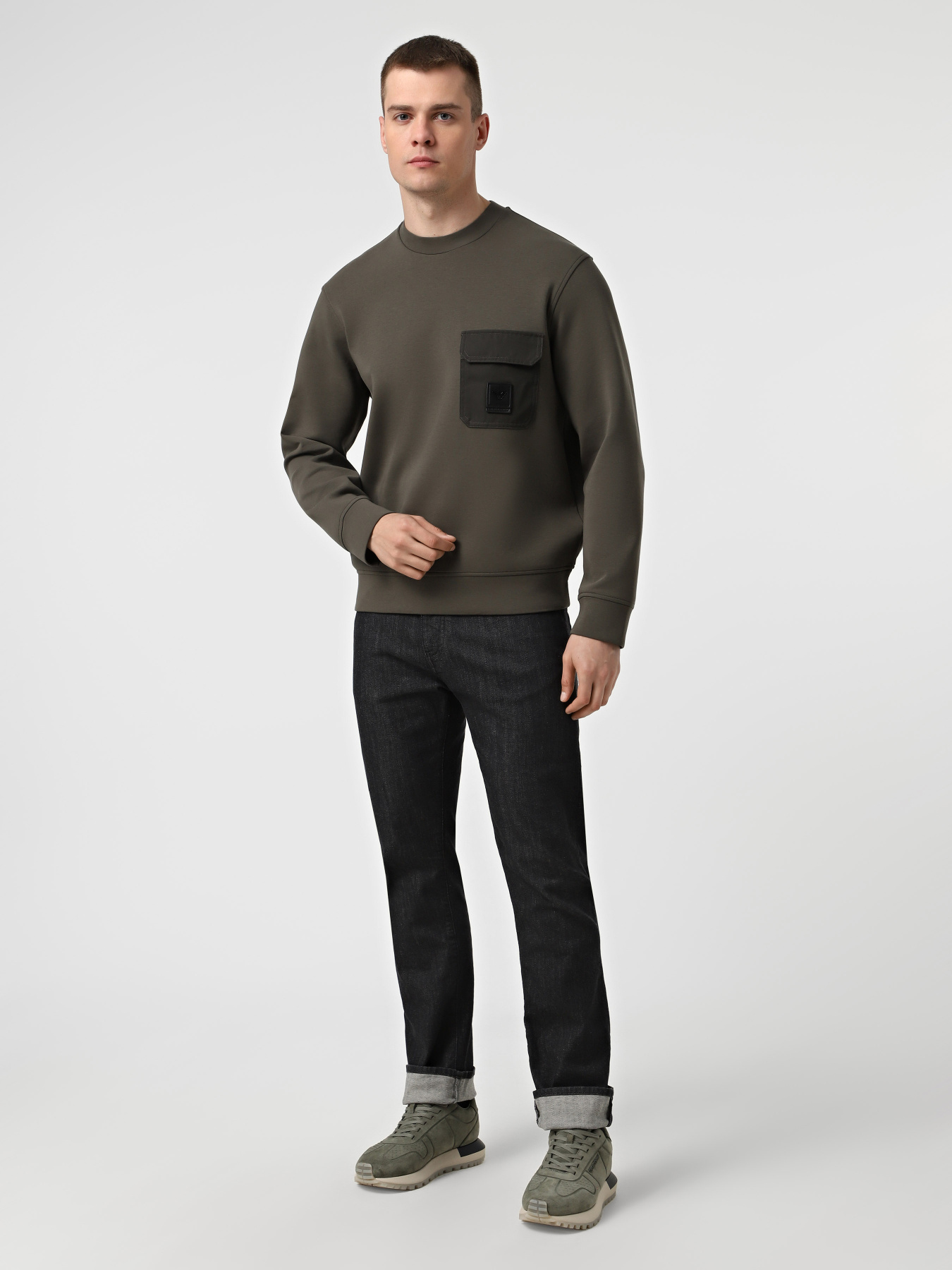 Кроссовки Emporio Armani модель EM003740-AF19728-U7042 Фото