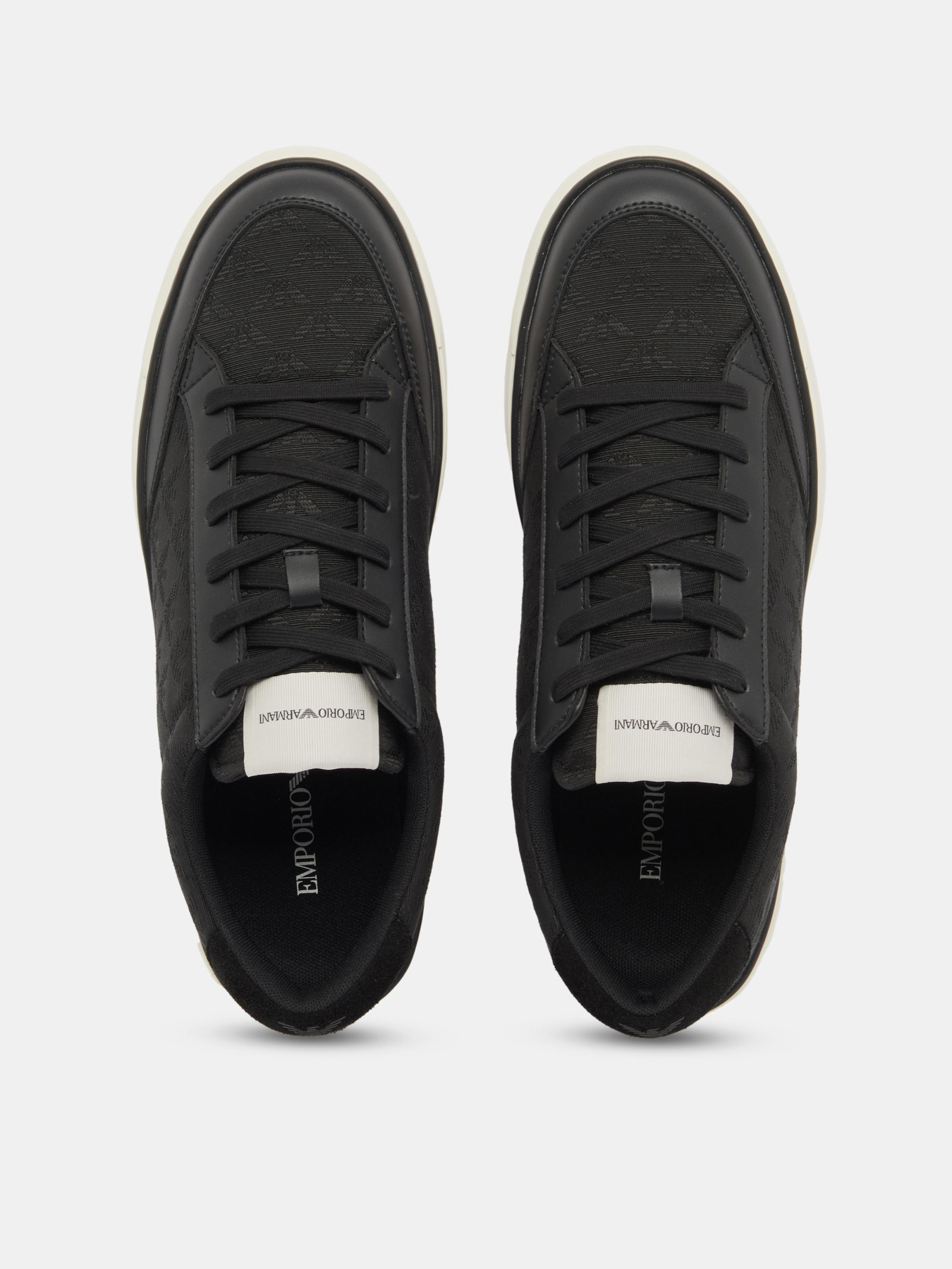 Кеды низкие Emporio Armani модель EM004782-AF23199-MC406 Фото