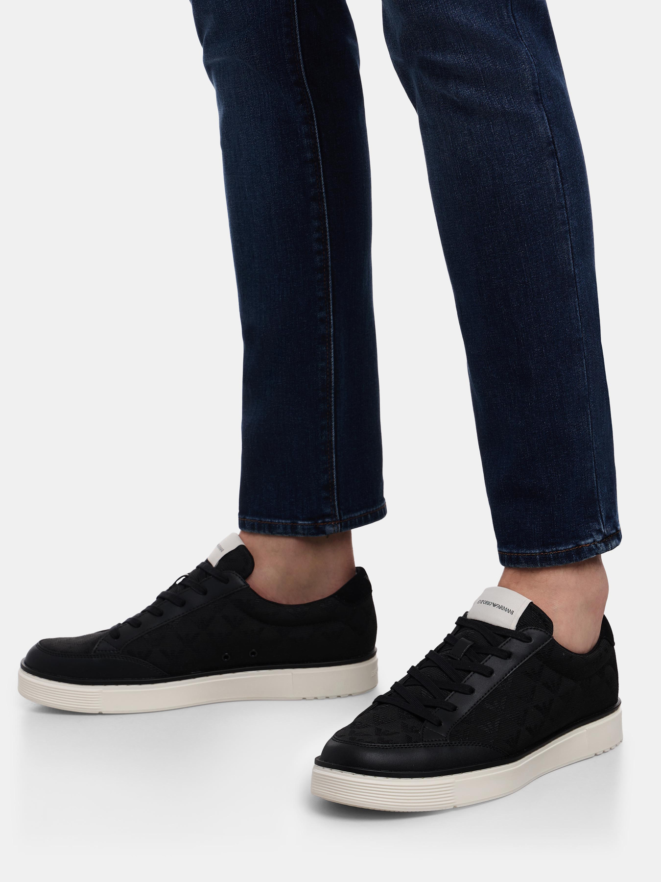 Кеды низкие Emporio Armani модель EM004782-AF23199-MC406 Фото