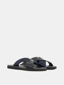 Шлёпанцы Emporio Armani модель X4P124-XN787-MB007 Фото