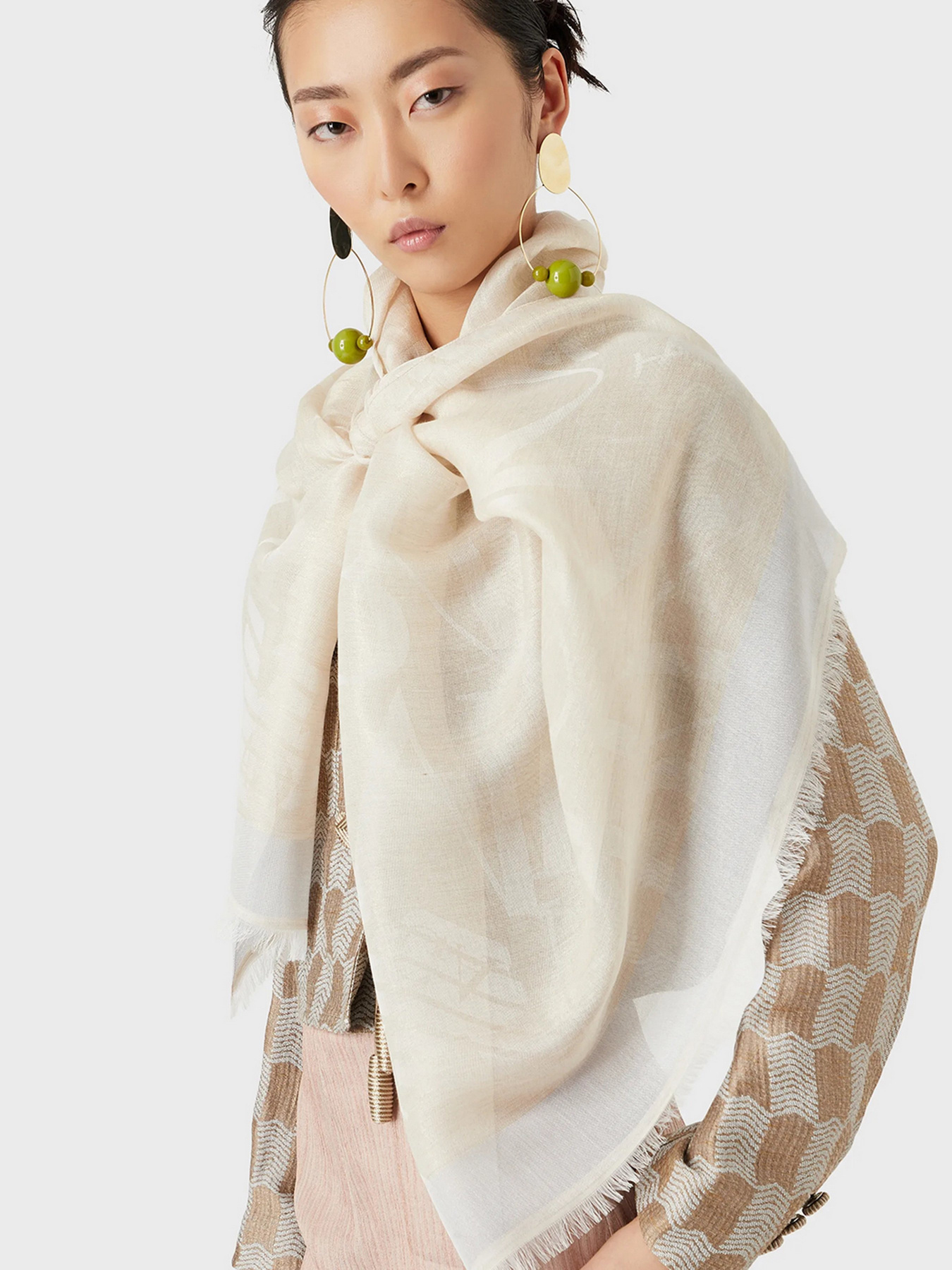 Шарф Emporio Armani модель 635206-2R309-01141 Фото