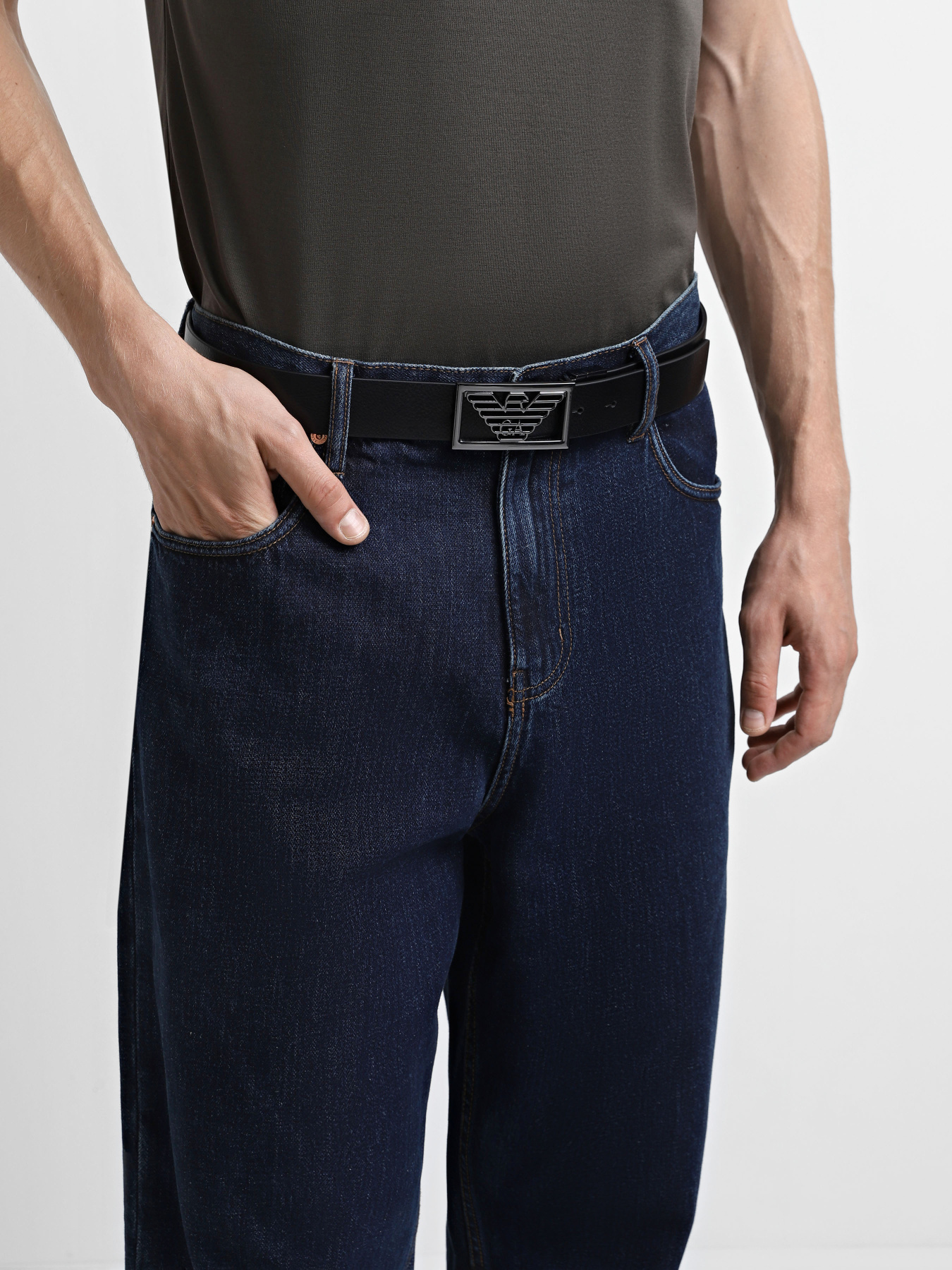 Ремінь Emporio Armani модель Y4S507-Y134J-88244 Фото