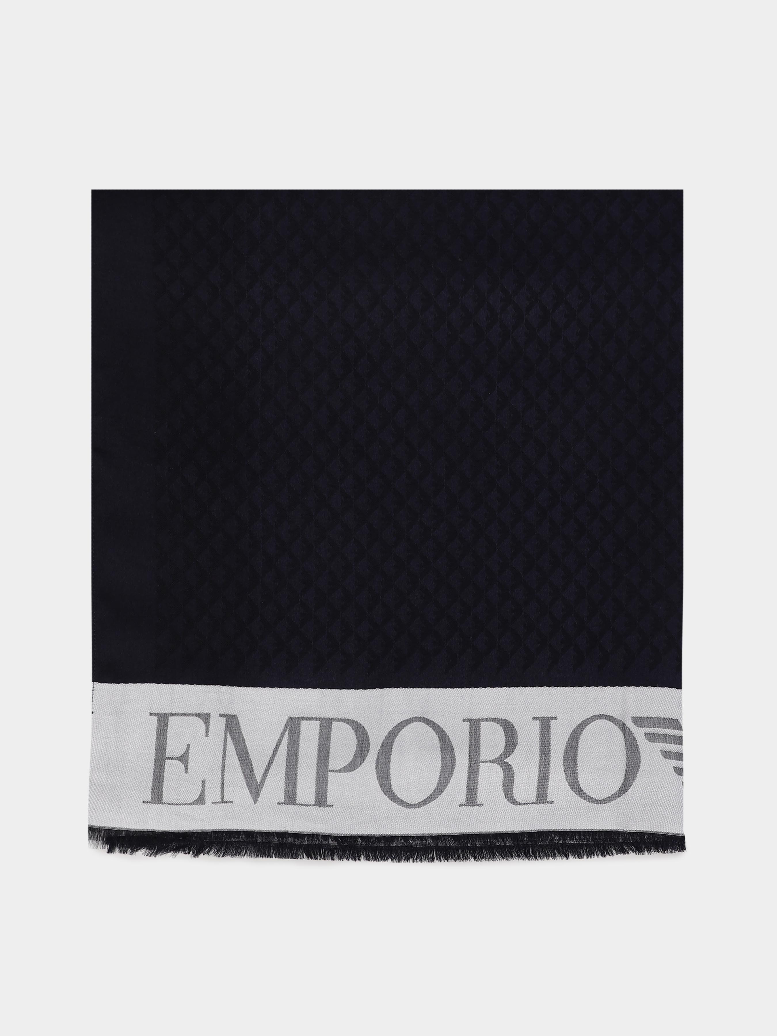 Emporio Armani Шарф (5S721) Чоловіче колір - Темно-синій матеріал - Віскоза/модал
