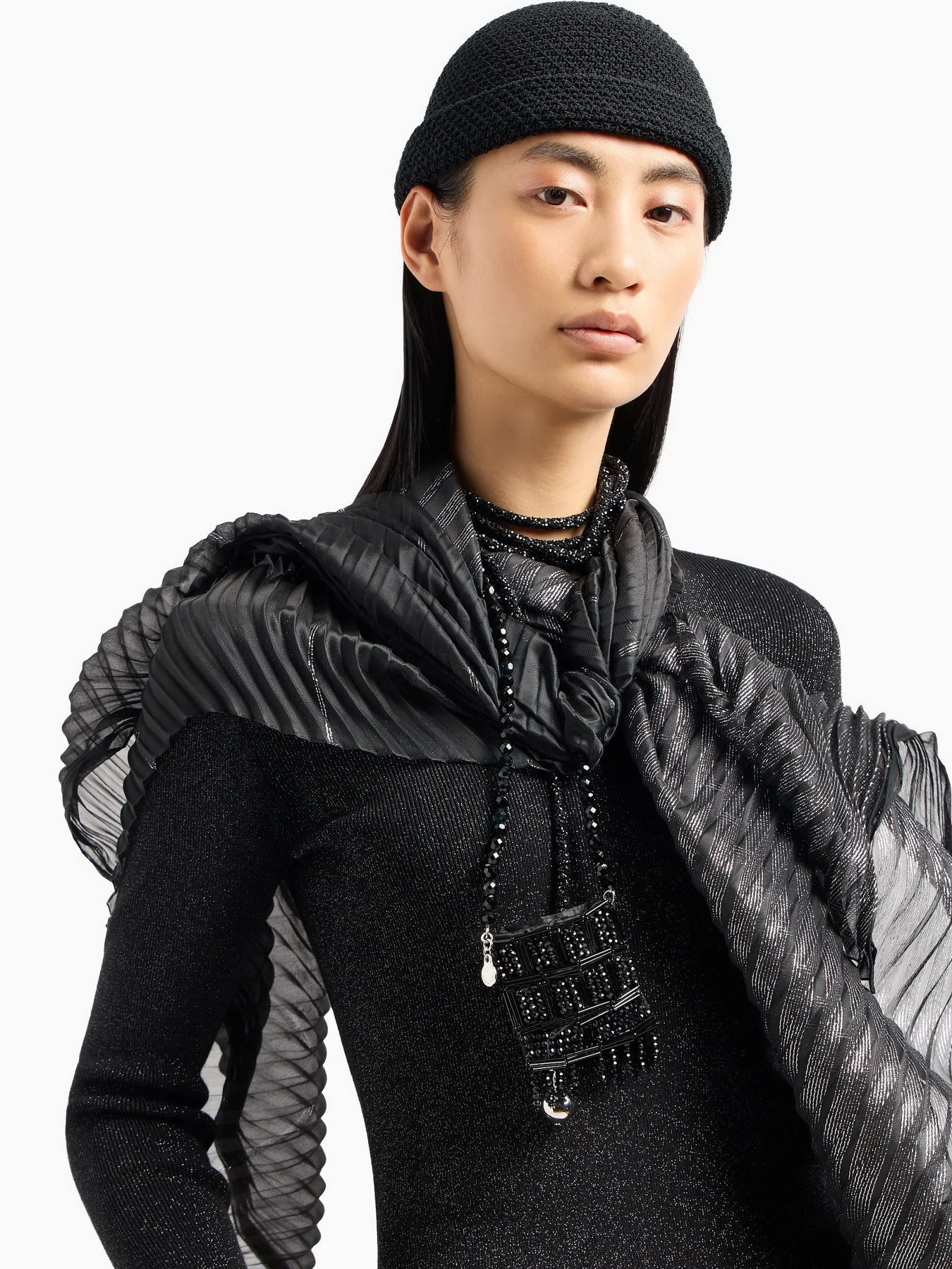 Шарф Emporio Armani модель 635201-4R301-00020 Фото