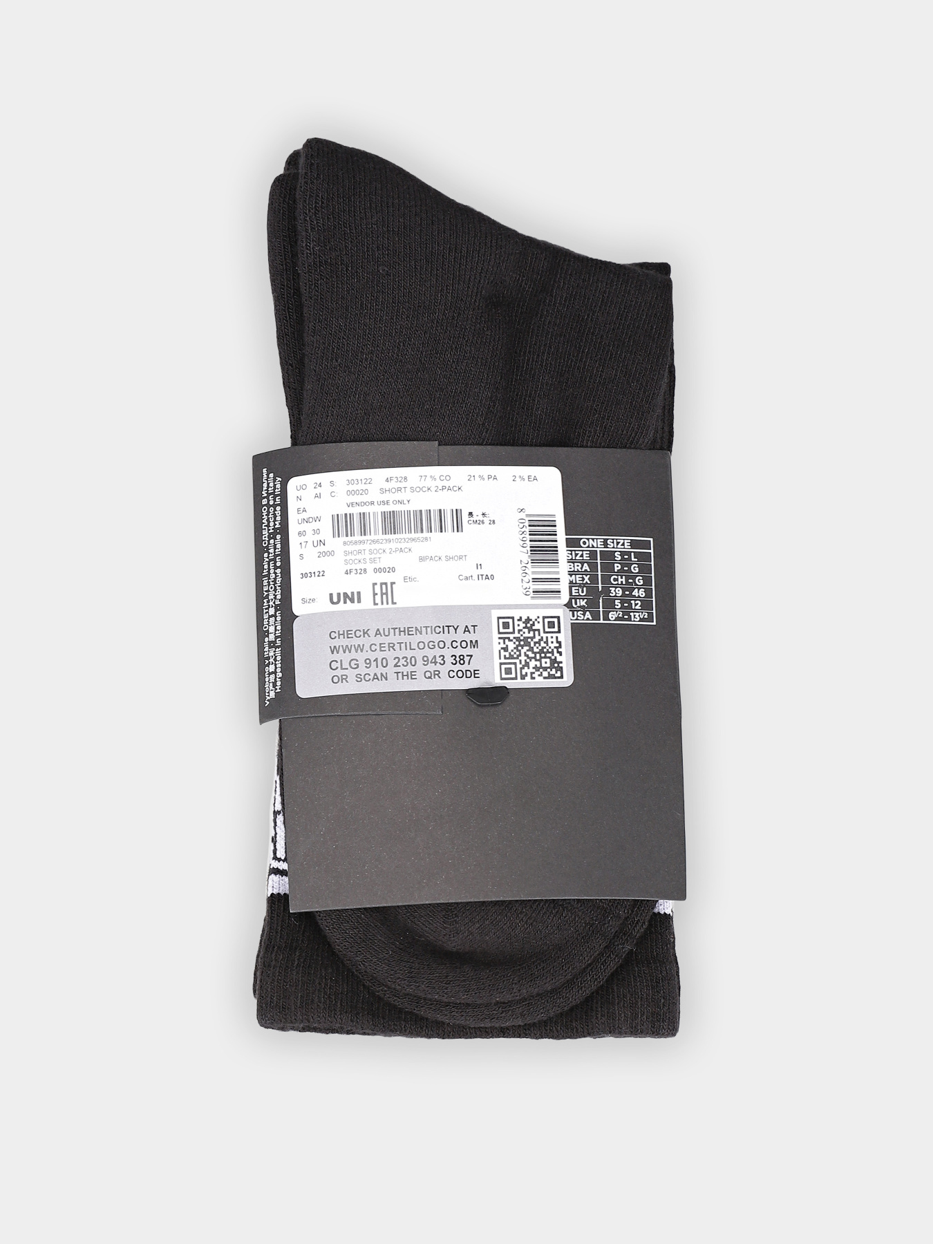 Набор носков Emporio Armani модель 303122-4F328-00020 Фото