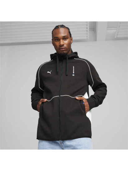 Кофта PUMA Bmw Mms Hooded Sweat Jacket модель 624144 — фото 3 - INTERTOP