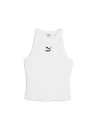 Белый - Майка спортивная PUMA Classics Ribbed Slim Tank