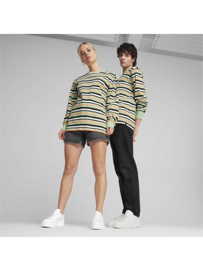 Лонгслів PUMA Downtown 180 Striped Tee модель 624377 — фото 3 - INTERTOP