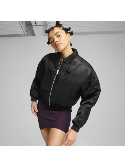 Бомбер PUMA Satin Bomber Jacket модель 626516 — фото 3 - INTERTOP